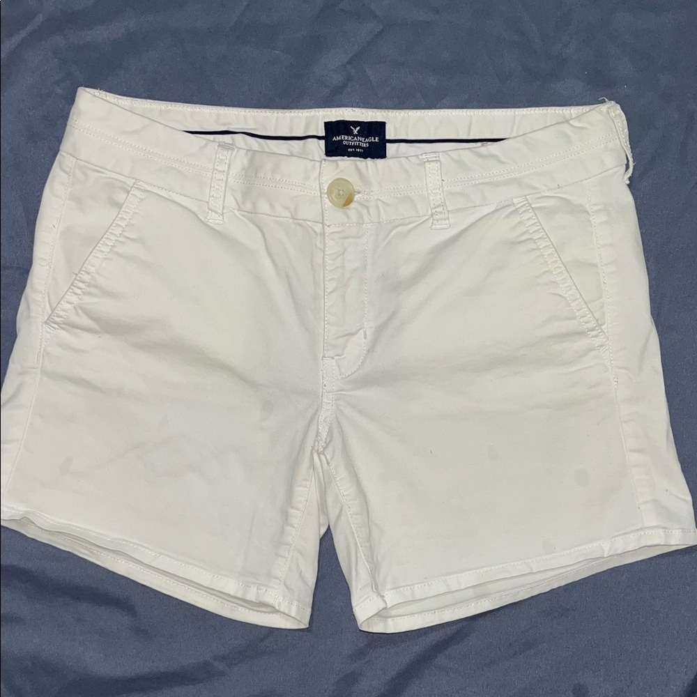 American Eagle Outfitters Women's Crisp White Bermudas